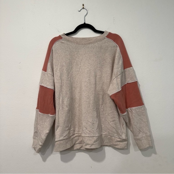 American Eagle Crew Neck Colorblock Sweater L - Picture 1 of 5